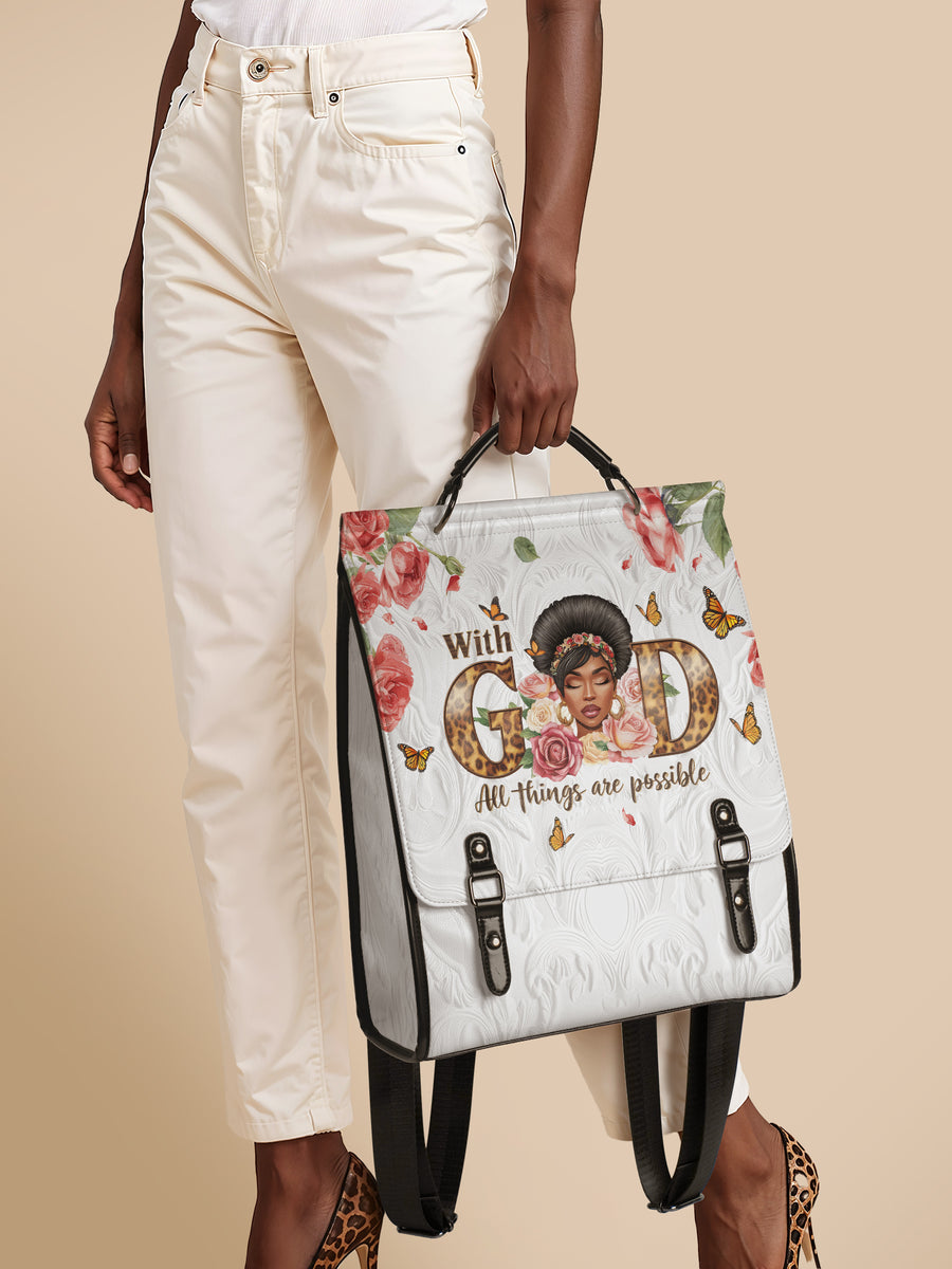 "Zanira" Leather Backpack