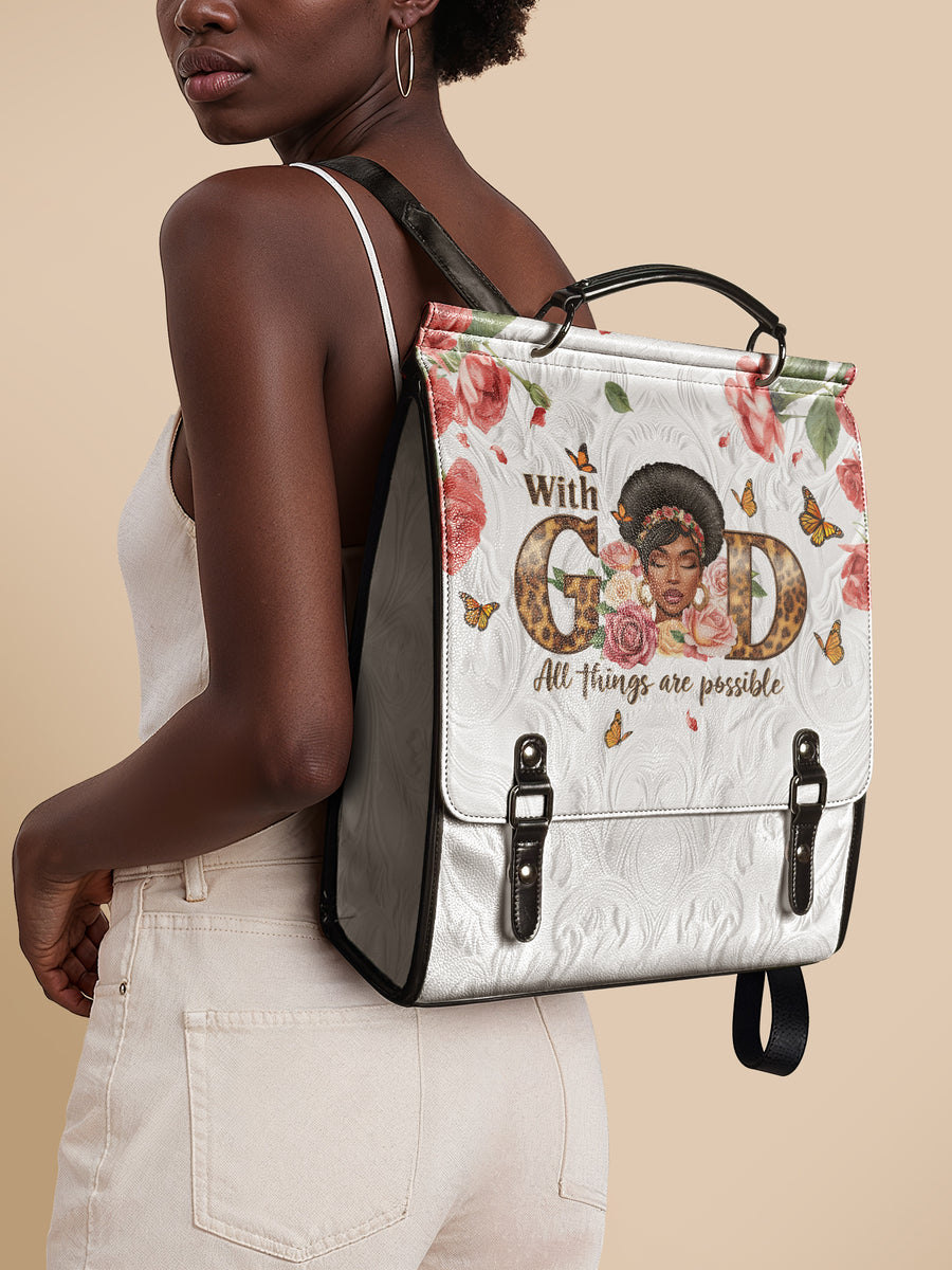 "Zanira" Leather Backpack