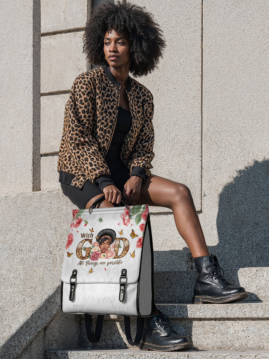 "Zanira" Leather Backpack