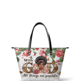 "Zanira" Leather Tote Bag