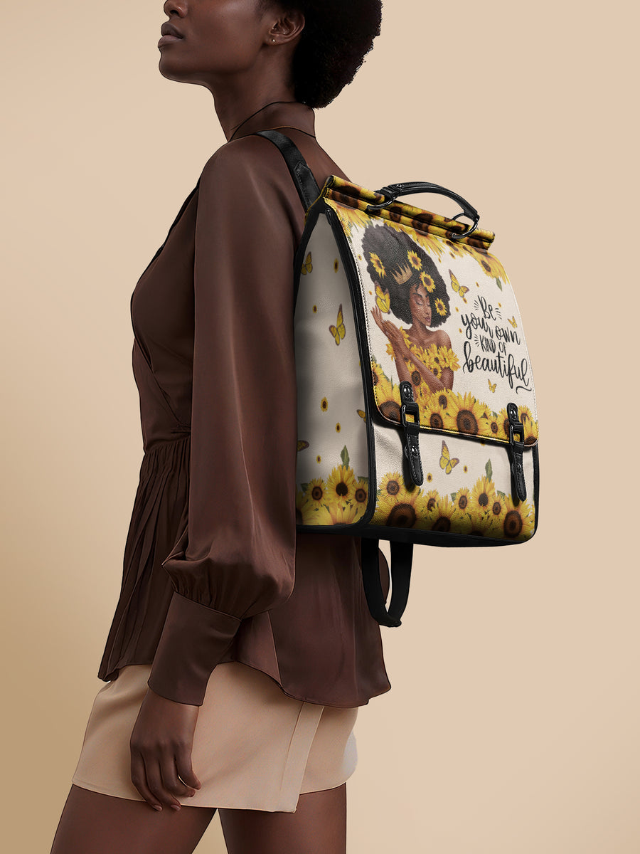 "Zuriya" Leather Backpack
