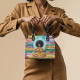 "AfroEssence" Small Leather Handbag