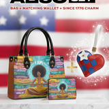 "AfroEssence" Small Leather Handbag A250 Deal