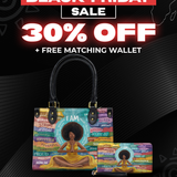 "AfroEssence" Small Leather Handbag Deal