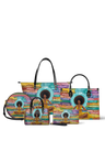 "AfroEssence" Leather Tote Bag Bundle
