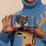 "Aina" Blueberry Snow Wallet