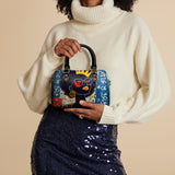 "Aina" Blueberry Snow Mini Satchel