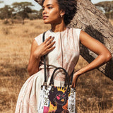 "Aina" Coconut White Small Leather Handbag Deal