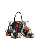 "Aina" Coconut White Leather Tote Bag BTS DEAL