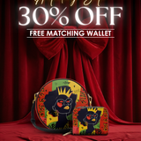 "Aina" Flame Red Circle Crossbody Bag Deal