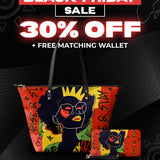 "Aina" Flame Red Leather Tote Bag Deal