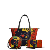 "Aina" Flame Red Circle Crossbody Bag - BRAVE ONES DEAL