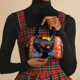 "Aina" Frosted Cherry Mini Satchel