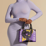 "Aina" Grape Soda Small Leather Handbag
