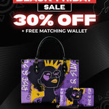 "Aina" Grape Soda Leather Handbag Deal