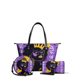 "Aina" Grape Soda Leather Tote Bag BTS DEAL