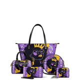 "Aina" Grape Soda Leather Tote Bag BTS DEAL