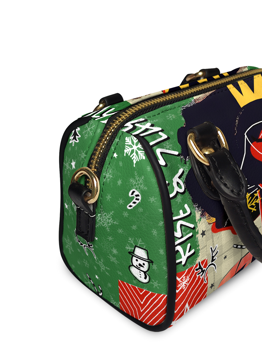 "Aina" Lime Pop Xmas Mini Satchel