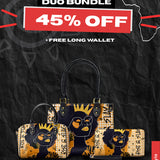 "Aina" Honeycomb The Signature Duo Bundle - Small Leather Handbag