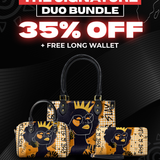 "Aina" Honeycomb The Signature Duo Bundle - Small Leather Handbag