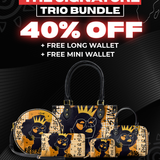 "Aina" Honeycomb The Signature Trio Bundle - Small Leather Handbag