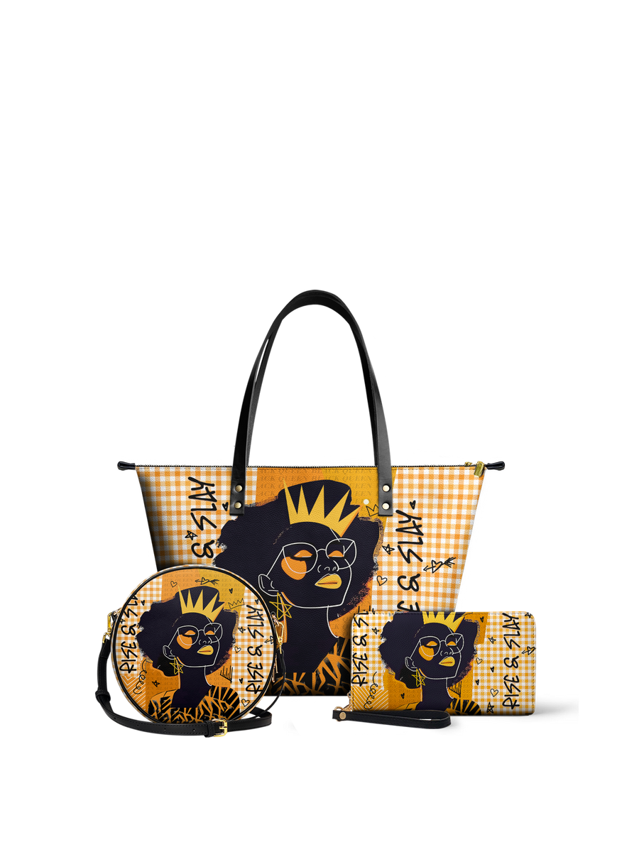 "Aina" Honeycomb Leather Tote Bag FALL CLEARANCE DEAL