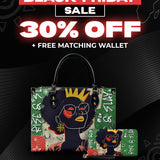 "Aina" Lime Pop Xmas Leather Handbag Deal