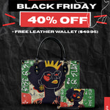 "Aina" Lime Pop Xmas Leather Handbag Deal