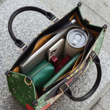 "Aina" Lime Pop Xmas Leather Handbag - BRAVE ONES DEAL