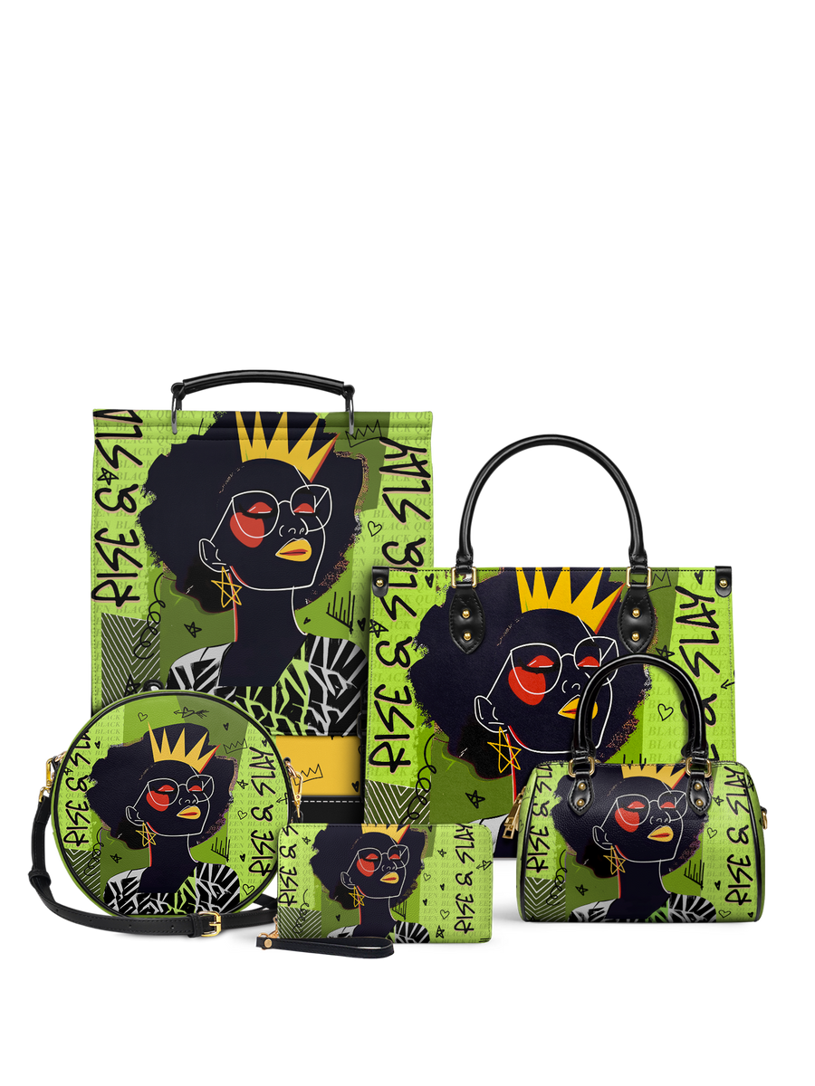 "Aina" Lime Pop Leather Backpack Bundle DD DEAL