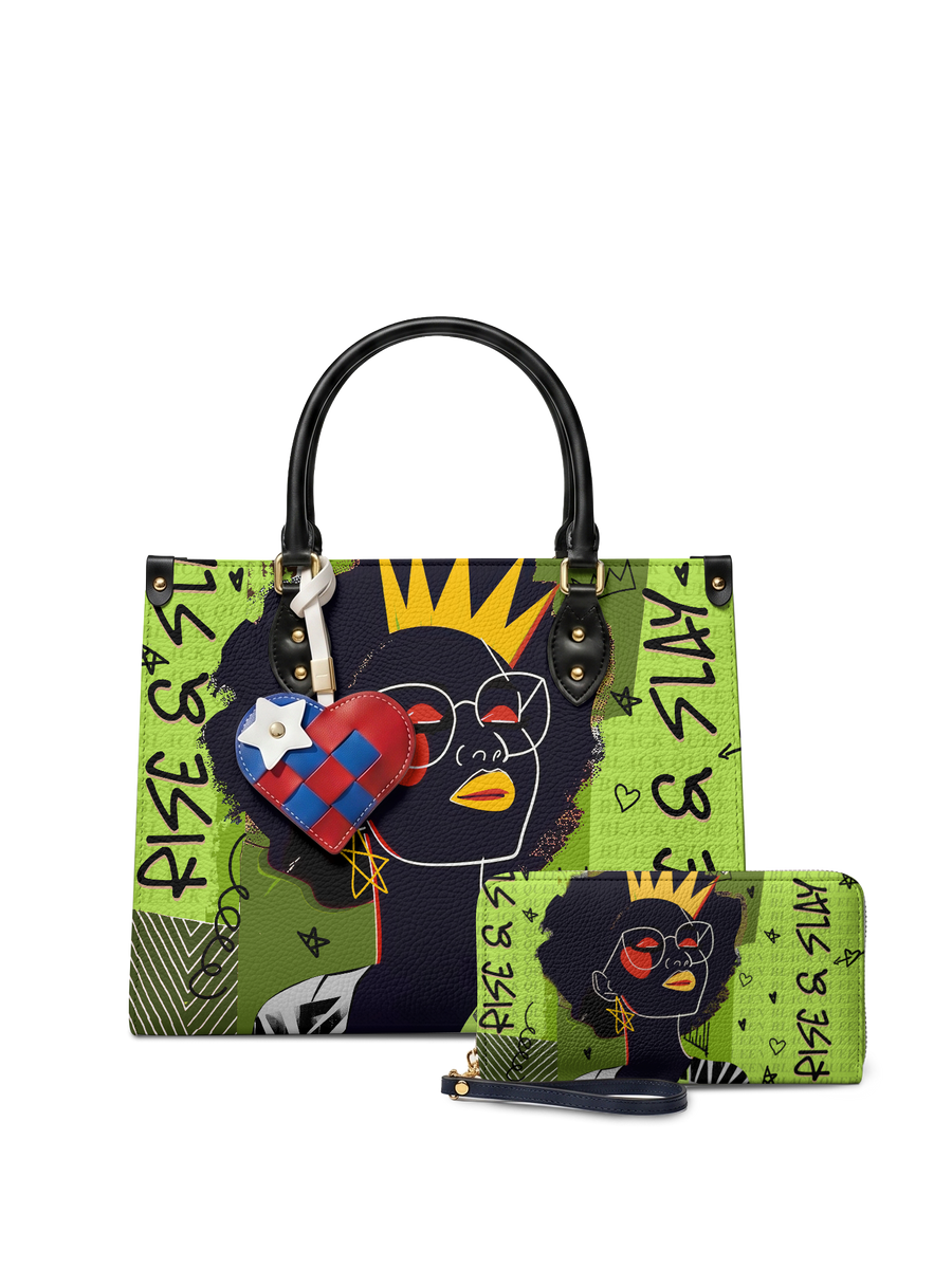 "Aina" Lime Pop Leather Handbag A250 Deal