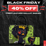 "Aina" Lime Pop Leather Handbag Deal