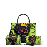 "Aina" Lime Pop Leather Handbag A250 Deal