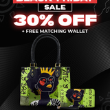 "Aina" Lime Pop Small Leather Handbag Deal