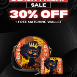 "Aina" Orange Sorbet Circle Crossbody Bag Deal