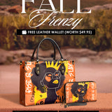 "Aina" Orange Sorbet Leather Handbag Deal