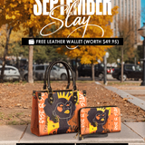 "Aina" Orange Sorbet Small Leather Handbag Deal