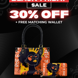 "Aina" Orange Sorbet Small Leather Handbag Deal