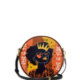 "Aina" Orange Sorbet Circle Crossbody Bag Deal