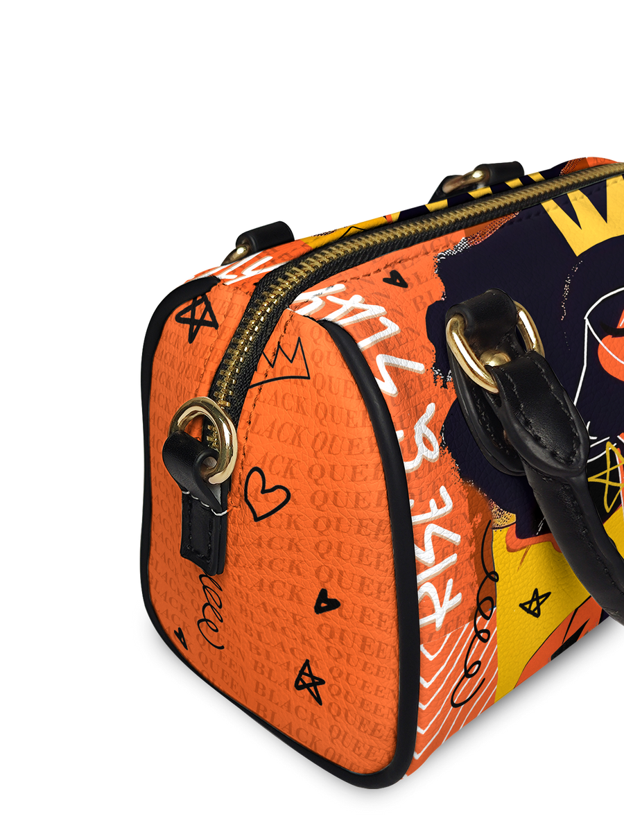 "Aina" Orange Sorbet Mini Satchel