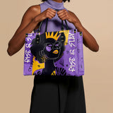 "Aina" Grape Soda Leather Handbag