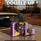 "Aina" Grape Soda Leather Handbag Deal