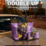 "Aina" Grape Soda Leather Tote Bag Deal