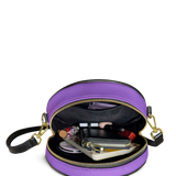 "Aina" Grape Soda Circle Crossbody Bag