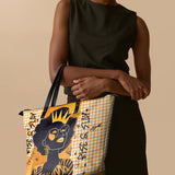 "Aina" Honeycomb Leather Tote Bag BTS DEAL
