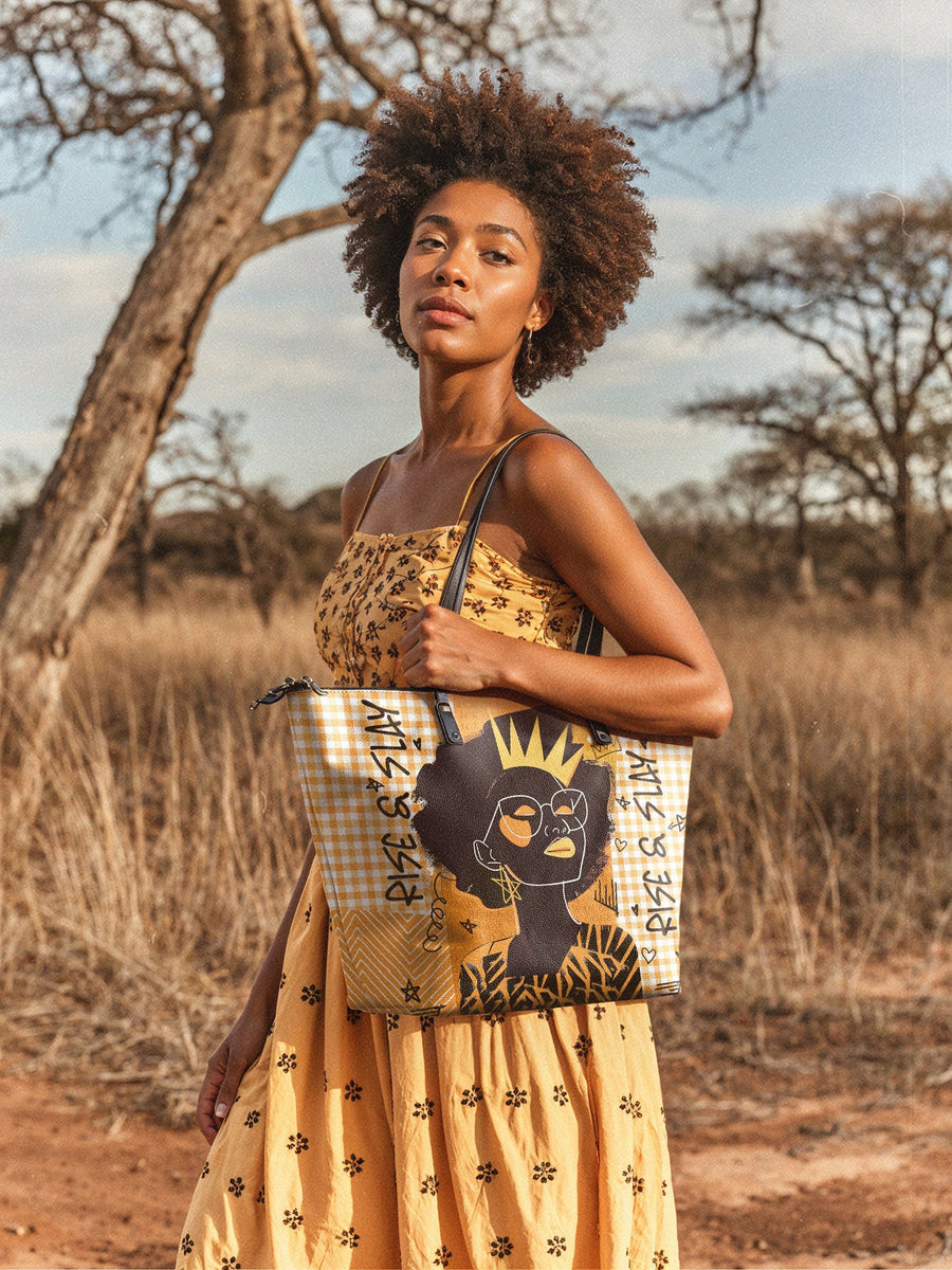 "Aina" Honeycomb Leather Tote Bag DD DEAL