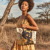 "Aina" Honeycomb Leather Tote Bag Deal
