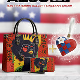 "Aina" Flame Red Leather Handbag A250 Deal