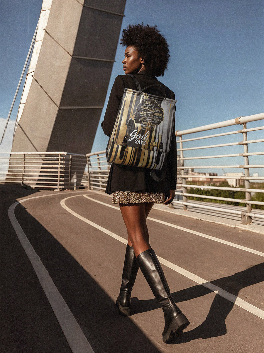 "Amara" Leather Backpack
