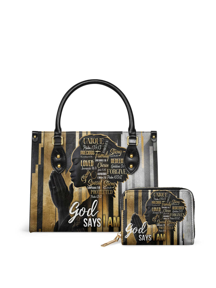 "Amara" Small Leather Handbag Matching Set - DD DEAL